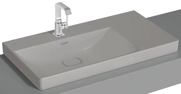 Vitra 7528B076-0973 Metropole Çanak lavabo,90cm M.Taş Gri.